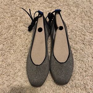 Rothy's Black Sparkly Flats